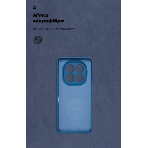 Чехол для мобильного телефона Armorstandart ICON Xiaomi Redmi Note 14 Pro 4G Camera cover Dark Blue (ARM79824)