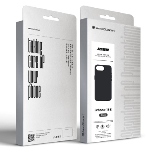 Чехол для мобильного телефона Armorstandart ICON2 Case Apple iPhone 16e Black (ARM83850)
