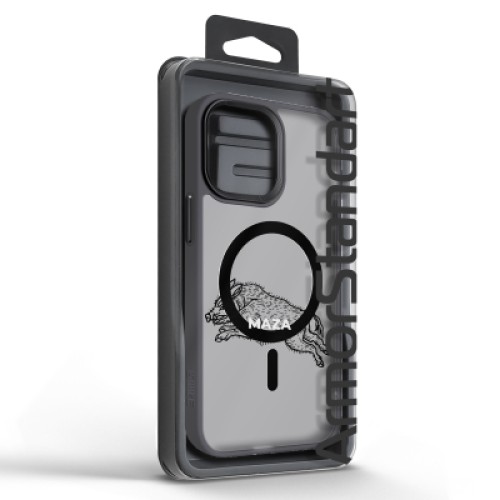 Чехол для мобильного телефона Armorstandart Uniq Magsafe Apple iPhone 15 Pro Max Maza Boar 1 Black (ARM76324)