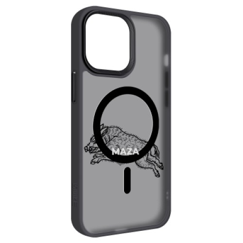Чехол для мобильного телефона Armorstandart Uniq Magsafe Apple iPhone 15 Pro Max Maza Boar 1 Black (ARM76324)