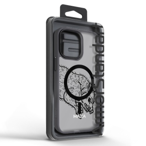 Чехол для мобильного телефона Armorstandart Uniq Magsafe Apple iPhone 15 Pro Max Maza Boar 2 Black (ARM76325)