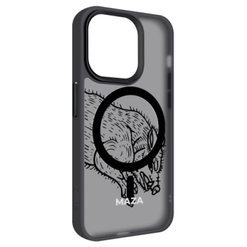 Чехол для мобильного телефона Armorstandart Uniq Magsafe Apple iPhone 15 Pro Maza Boar 2 Black (ARM76327)