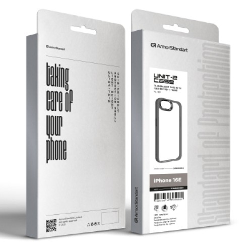 Чехол для мобильного телефона Armorstandart UNIT2 Apple iPhone 16e Titanium Grey (ARM83854)
