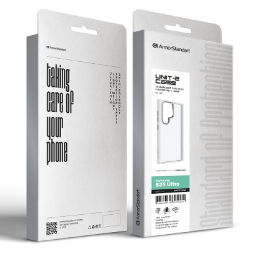 Чехол для мобильного телефона Armorstandart UNIT2 Samsung S25 Ultra Matte Clear (ARM81845)