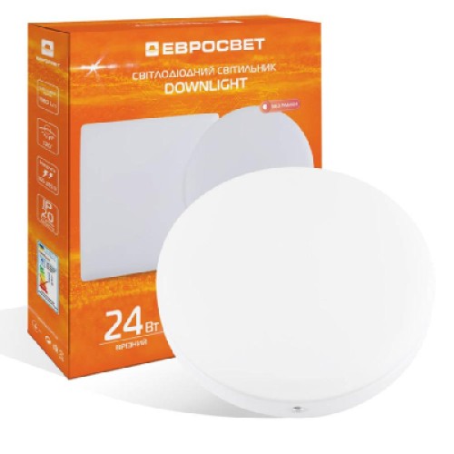 Светильник точечный Євросвітло LED-SR-170-24 6400К без рамки