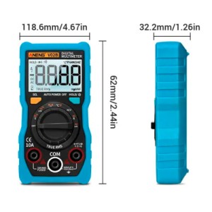 Цифровий мультиметр ANENG AN-V02B, V, A, R, з ємнісним діодом (AN-V02B)