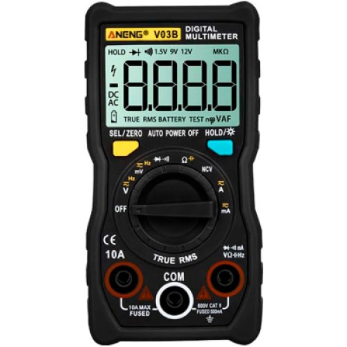 Цифровой мультиметр ANENG AN-V03B, V, A, R, F, з ємнісним діодом (AN-V03B)