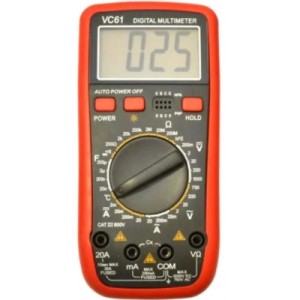 Цифровий мультиметр Voltronic VC-61 V, A, R, С (VC-61)