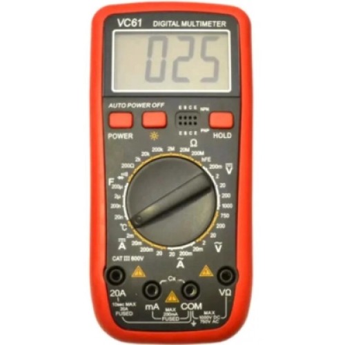 Цифровой мультиметр Voltronic VC-61 V, A, R, С (VC-61)