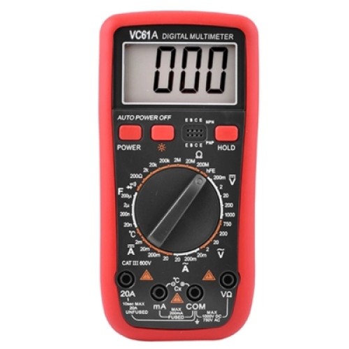 Цифровой мультиметр Voltronic VC-61A, V, A, R, Q50 (VC-61A)