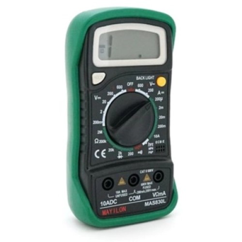Цифровой мультиметр Mayilon MAS-830L, V, A, R (MAS-830L)