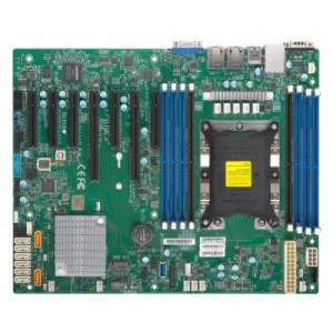 Серверна материнська плата Supermicro C621 S3647 ATX MBD-X11SPL-F-B (MBD-X11SPL-F-B)