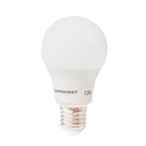 Лампочка EVROLIGHT 12Вт 4200К A-12-4200-27