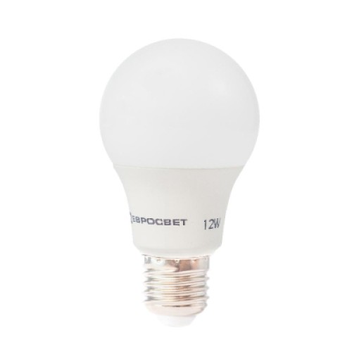 Лампочка EVROLIGHT 12Вт 4200К A-12-4200-27