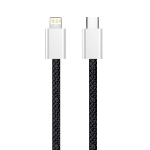 Дата кабель USB-C to Lightning 2.0m (PDF Fast Charging 27W) black ColorWay (CW-CBPDCL068-BK)