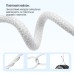 Дата кабель USB-C to USB-C 2.0m (braided cotton) (PD Fast Charging 60W) 3.0А grey ColorWay (CW-CBPDCC068-GR)