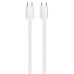 Дата кабель USB-C to USB-C 2.0m (braided cotton) (PD Fast Charging 60W) 3.0А grey ColorWay (CW-CBPDCC068-GR)
