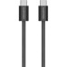 Дата кабель USB-C to USB-C 1.0m 60W Magnet Braided Black Canyon (CND-CCMG60AB15B)
