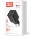 Зарядное устройство ColorWay GaN Mini 25W PD Port PPS USB-C black (CW-CHS052PD-BK)