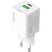 Зарядное устройство ColorWay GaN Mini 30W PD Port PPS USB (Type-C PD + USB QC4.0) white (CW-CHS053PD-WT)