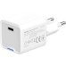 Зарядное устройство ColorWay GaN Mini 30W PD Port PPS USB-C white (CW-CHS054PD-WT)