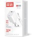 Зарядное устройство ColorWay GaN Mini 30W PD Port PPS USB-C white + cable Type-C (CW-CHS054PDC-WT)