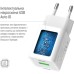 Зарядное устройство ColorWay GaN Mini 35W PD Port PPS USB (Type-C PD + USB QC4.0) white (CW-CHS055PD-WT)