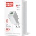 Зарядное устройство ColorWay GaN Mini 35W PD Port PPS USB (Type-C PD + USB QC4.0) white (CW-CHS055PD-WT)