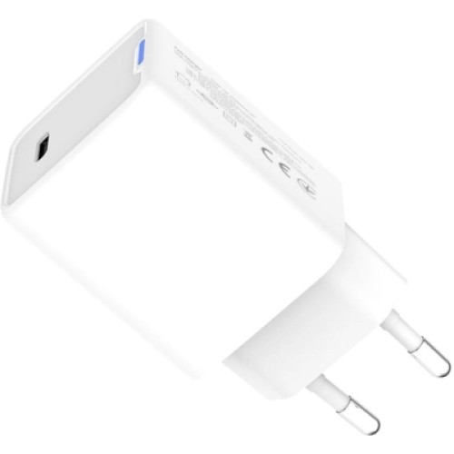 Зарядное устройство ColorWay GaN Mini 45W PD Port PPS USB-C white (CW-CHS057PD-WT)