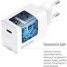 Зарядное устройство ColorWay GaN Mini 45W PD Port PPS USB-C white (CW-CHS057PD-WT)