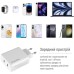 Зарядное устройство ColorWay GaN Mini 50W PD Port PPS USB (Type-C PD 30W + Type-C PD 20W) white (CW-CHS050PD-WT)