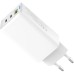 Зарядное устройство ColorWay GaN Mini 65W PD Port PPS USB (USB-2C1A) white (CW-CHS058PD-WT)