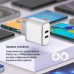 Зарядное устройство ColorWay Power Delivery Port PPS USB (Type-C PD + Type-C PD) (40W) white (CW-CHS048PD-WT)
