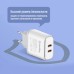 Зарядное устройство ColorWay Power Delivery Port PPS USB (Type-C PD + Type-C PD) (40W) white (CW-CHS048PD-WT)