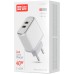 Зарядное устройство ColorWay Power Delivery Port PPS USB (Type-C PD + Type-C PD) (40W) white (CW-CHS048PD-WT)