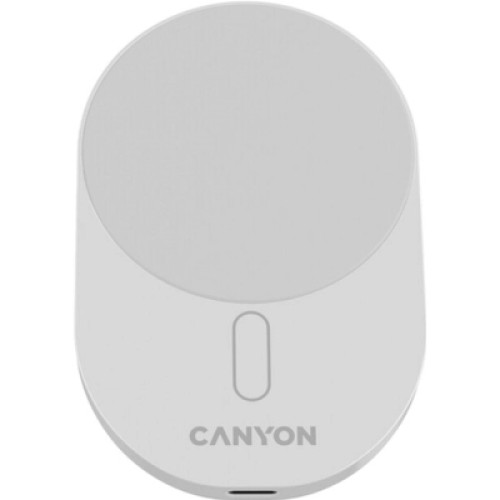 Зарядное устройство Canyon OnGrip 105 15W Qi2 Wireless White (CNS-CCH105W)