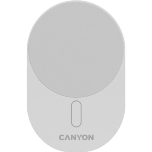 Зарядное устройство Canyon OnGrip 105 15W Qi2 Wireless White (CNS-CCH105W)