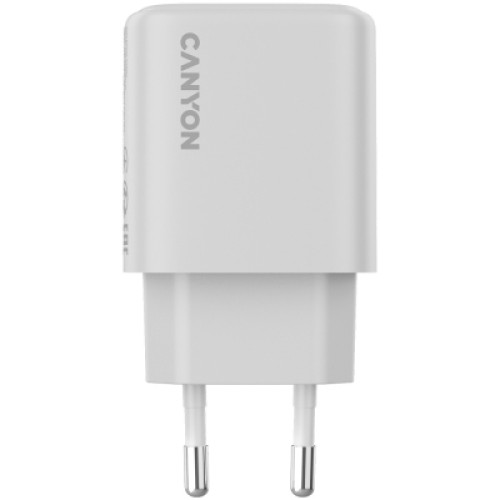 Зарядное устройство Canyon OnCharge 250 25W 1xPD EU White (CNE-CHA250-01)