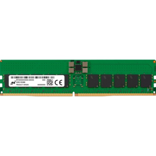 Модуль памяти для сервера Micron DDR5 RDIMM 32GB 1Rx4 4800 CL40 (16Gbit) (Single Pack) (MTC20F1045S1RC48BR)