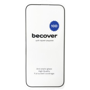 Стекло защитное BeCover Apple iPhone 16e 10D Black (713235)