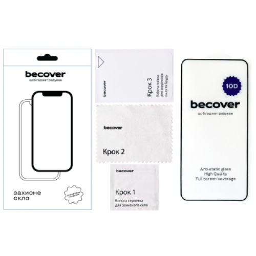 Стекло защитное BeCover Honor X8a 10D Black (713163)
