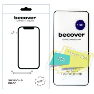 Стекло защитное BeCover Honor X8a 10D Black (713163)