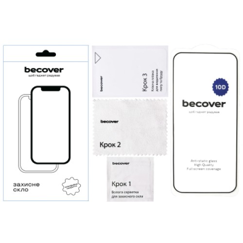 Стекло защитное BeCover Realme 13 Pro Plus 5G 10D Black (713168)