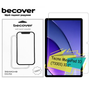 Стекло защитное BeCover Tecno MegaPad 10 (T1001) 10.1" (713125)