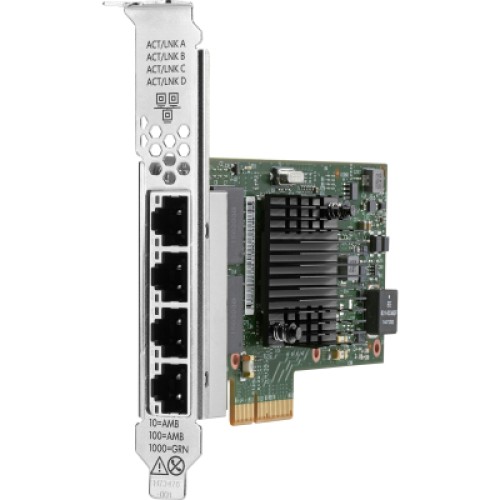 Сетевая карта HP Broadcom BCM5719 Ethernet 1Gb 4-port BASE-T Adapter for HPE (P51178-B21)