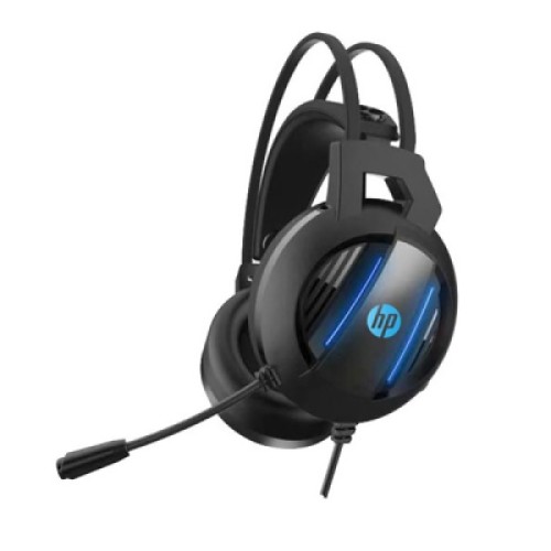 Наушники HP DHE-8001 USB+3.5mm LED Black (DHE-8001.)