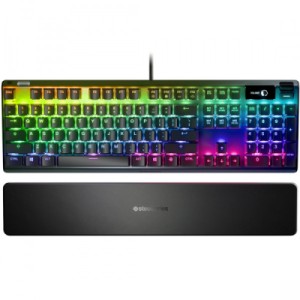 Клавиатура SteelSeries Apex 7 Blue Switch OLED Smart Display USB UA Black (64774)
