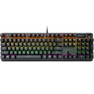 Клавиатура SteelSeries Apex 7 Blue Switch OLED Smart Display USB UA Black (64774)