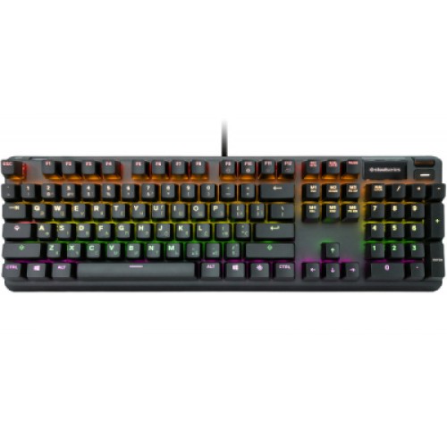 Клавиатура SteelSeries Apex 7 Blue Switch OLED Smart Display USB UA Black (64774)