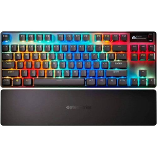 Клавиатура SteelSeries Apex Pro TKL Wireless Gen 3 UA HyperMagnetic OmniPoint 2.0 OLED UA Black (64871)